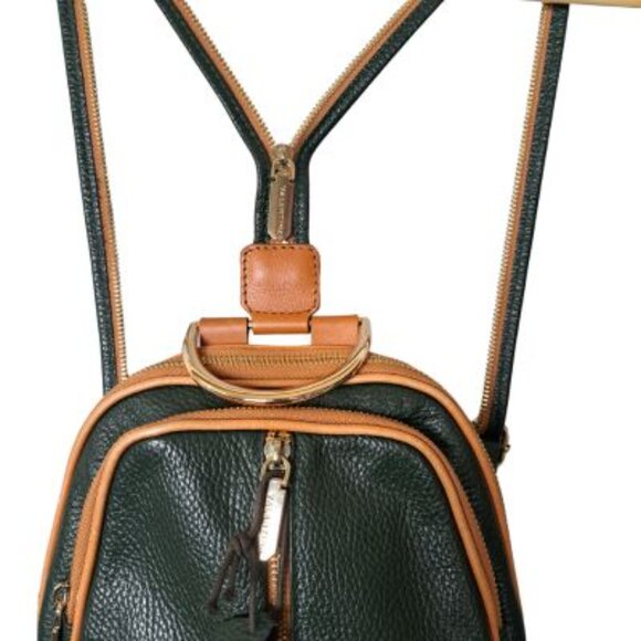 Valentina Italian Leather Made in Italy Convertible Back Pack Sling Back Purse main image 7